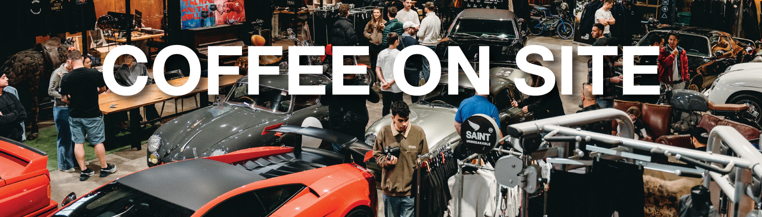 Joyride coffee on site at a car and motorcycle event